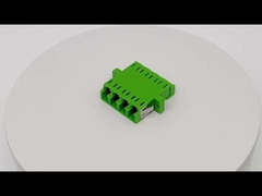 LC Quad Fiber Optic Adapter Welded Type with Flange