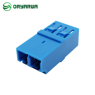 High Denisty LC Duplex Fiber Optic Adapter Compact Design