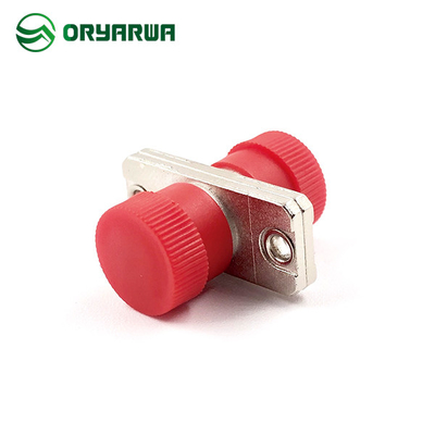 Metal Housing FC Fiber Optic Adapter Simplex Flange Coupler ODM