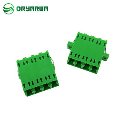 0.2dB LC Fiber Optic Adapter Quad One Piece Type OEM ODM Serivce