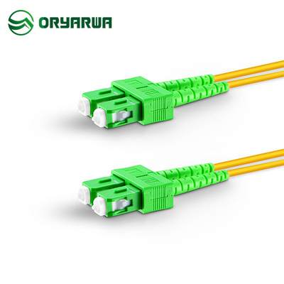 APC Sc APC Sc στο διπλό ενιαίο PVC σκοινιού LSZH μπαλωμάτων τρόπου